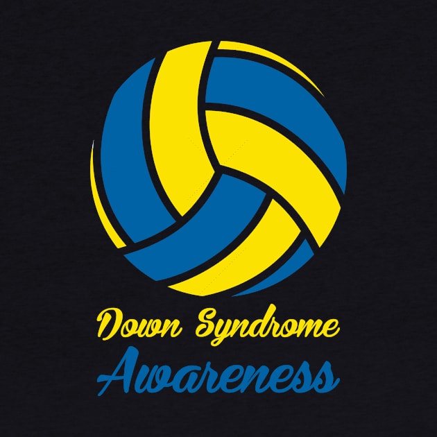 Down Syndrome Awareness Volleyball by nadinecarolin71415